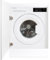 Electra W1251CT0IN Integrated 8kg Washing Machine with 1200 rpm - White - D Rated