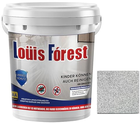 Epoxy Colored Sand Self Leveling Floor Paint, 2025 New Waterproof, Water-Based Epoxy Coating for Concrete and Garage Floors, Suitable for Both Interior and Exterior Applications (1kg*A)