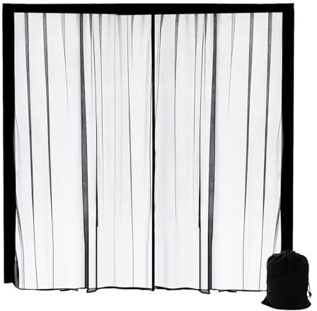Mosquitera para puerta de autocaravana, malla de privacidad 150 x 110 cm, antiinsectos, protección para puerta de vehículo recreativo, para privacidad, protección, SUV, camión, camping