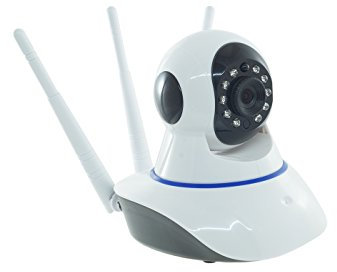 BES-22400 Telecamera Ip Cam Wireless Motorizzata Smart Camera Wi-Fi Tripla Antenna, 1080p, Solo movimento