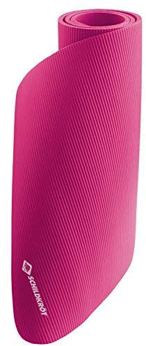Sköldsköldpadda fitness fitnessmatta, 10 mm, halkfri gymnastikmatta, olika färger valbara, med bärbälte, 185 x 61 x 1,0 cm