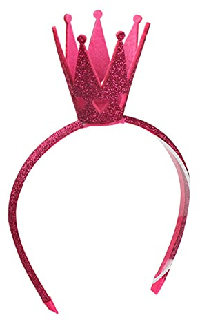 Prinzessin Krone für Kinder Geburtstagskrone Mädchen Königin Herzkönigin Krone Erwachsene Prinzessinnen Haarreif Party Hochzeit (Rot)