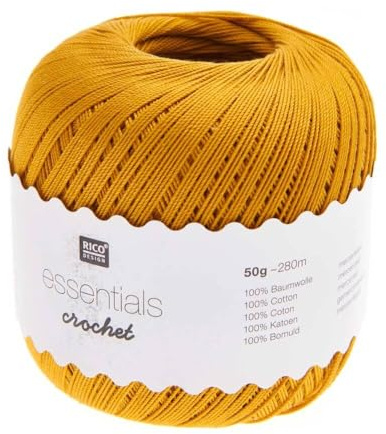 Rico Design Häkelgarn, 50 g, 100 % Baumwolle