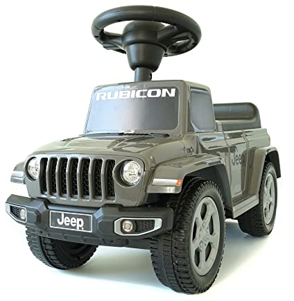 LEMODO Rutschauto mit Staufach | Rutscherfahrzeug für Kinder ab 18 Monate | Rutschfahrzeug mit Sound-Lenkrad | Kinderfahrzeug mit Kippschutz | Von Jeep Lizenziertes Kinderspielzeug