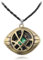 GAUEIOUR Strange Necklace,Eye of Agamotto Pendant Necklace,Cosplay Jewellery Prop, for Strange Fans,Fashion Alloy Men's and Women's Accessories(Ancient Bronze)