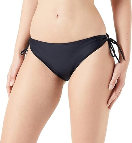 HAUTE PRESSION Femme Bali Culotte Bain Menstruel Bas De Bikini, Noir, 36-46 EU