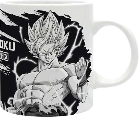 Dragon Ball Goku B&W Subli Tasse (320 ml)