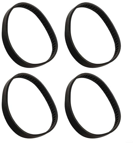 Volakebeing Neumáticos de sierra de cinta, paquete de 4 correas de repuesto de goma, para DCS374 DWM120 y otros modelos de herramientas eléctricas, color negro, 6 x 0.2 x 0.5 pulgadas