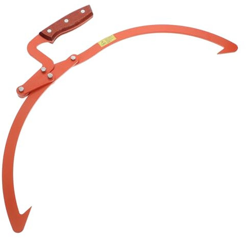 NUOBESTY Wood Lifting Tools Heavy Duty Log Grabber Clip for Dragging and Carrying of Logs and Firewood Non Slip Timber Lifting