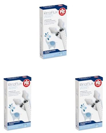 Pic Solution – Siringhe per lavaggio nasale con beccuccio in silicone morbido, adatte a bambini dai 4 mesi e adulti, la confezione contiene 2 siringhe da 10 ml con 2 beccucci a forma di oliva
