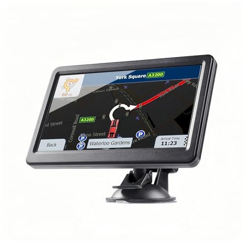 CarPlay inalámbrico, Pantalla Android Auto Navegador GPS para Coches con Pantalla táctil de 7 Pulgadas, para Sistema navegación 16 GB mapas detallados