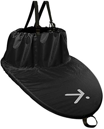 Hiko Kajak Spritzdecke Basic PU Fitflex Nylon Spritzschutz Spritzrock , Farbe:schwarz, Größe:C87