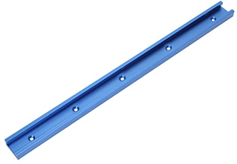 Fafeicy T Track, T Slot Miter Track Jig Tool, Aluminum Alloy Anodized, 800mm Length, Compatible with Router Table, Fence, Quick Acting Clamps