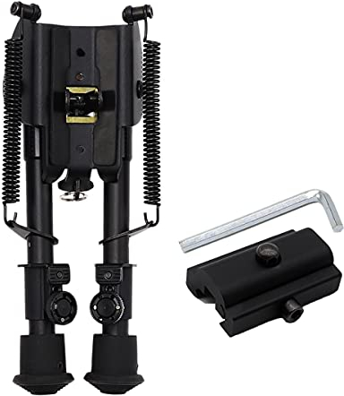 GOODTAC Einstellbare Gewehr Zweibein Taktische Jagd Zweibein enthalten Adapter (6-9 Zoll)