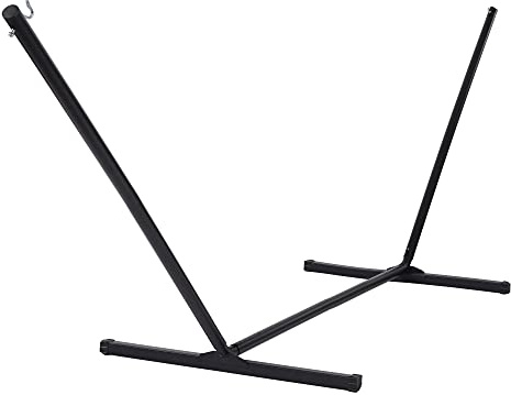 SUNCREAT 12 FT Kraftigt hängmatta, 215,5 kg kapacitet, svart