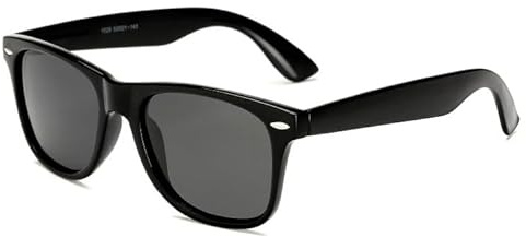 Kizrr Adult - UV400 Pilot Driving Fishing Sports Classic Drifter Sunglasses! Men Woman Boys Girls Kids Unisex (Black)