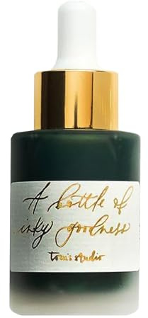 Tom’s Studio Calligraphy Ink | 30ml, Forest Green| Water-Resistant Ink for Dip Pens & Brushes, with Pipette