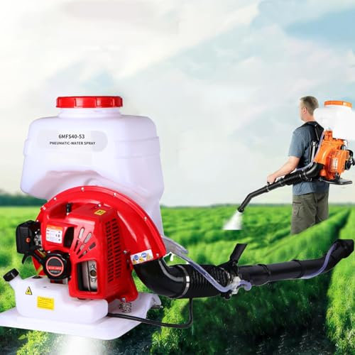 Souffleur de feuilles à dos à essence, souffleur de feuilles sans fil, Jet à 1,85 m de distance, souffleuse à neige, extincteur à vent, pulvérisateur à dos à essence de 20 L pour patios et jardins