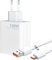 120W USB Ladegerät Netzteil für Xiaomi mit 2m Typ C Ladekabel 6A für Xiaomi 14t Pro 13T Pro 13 Ultra 12T 11T Pro Redmi Note 13 Pro+ 12 Pro+ 11 Pro+ 5G, Schnellladegerät USB Power Handy Ladegeräte