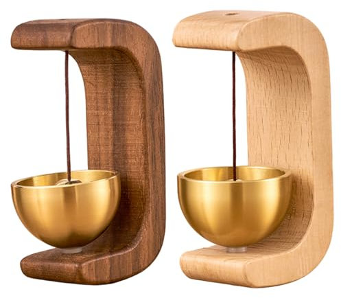 Bell pour l'ouverture de la porte, 2pcs carillon de porte pour les affaires lorsque vous entrez en sons croustillant entrée magnétique carilon