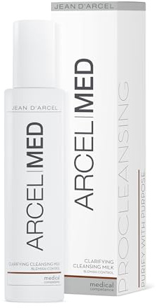 JEAN D'ARCEL ARCELMED Anti Pickel Reinigungsmilch - Clarifying Cleansing Milk 200 ml – Gegen Pickel – Parfümfrei & dermatologisch getestet
