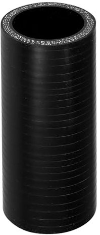 QUARKZMAN 1 Pièce Tuyau en Silicone Noir pour Voiture, Diamètre Intérieur 35mm (1,38 pouces), Longueur 100mm (3,94 pouces), Angle 0 degré, Tuyau de refroidissement- Universel pour Voiture