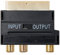 Blendend Adaptador Euroconector a RCA SCART Macho a 3xRCA Hembra con Switch para Seleccionar Salida o Entrada de señal. Ideal para conectar Equipos Antiguos con Modernos.