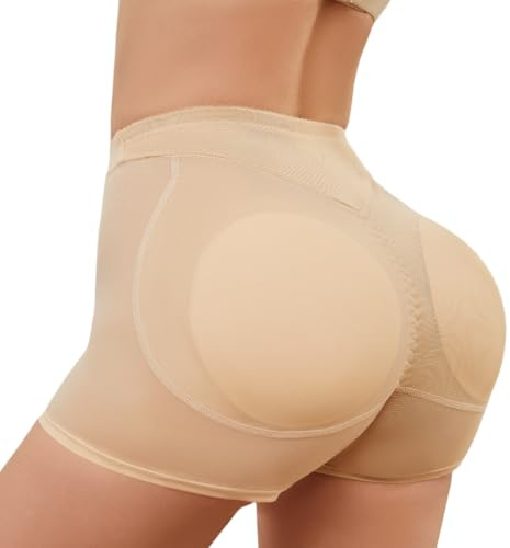 WEISANGMI Women Butt Lifter Shapewear Fake Butt Lifter Padded Pants Seamless Hip Enhancer Tummy Control Body Shaper Underwear Knickers