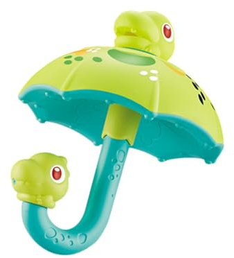 Qsvbeeqj Paraguas de dinosaurio creativo juguete de ducha aspersor para niños hace que el tiempo de baño sea emocionante e interactivo juguete de baño emocionante