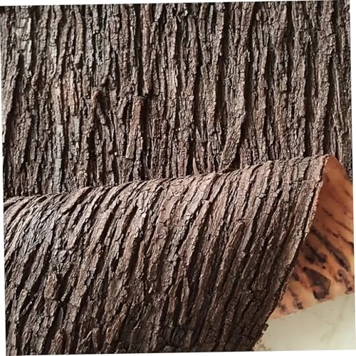 Ngbbby 39x12 Pollici Personalizzabile Artificiale Realistico Corteccia di Albero Protettivo Anti-fiammeggiante Decorativo Finto Arredamento per la Parete della Colonna