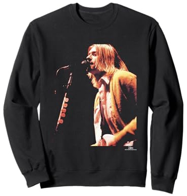 Kurt Cobain Nirvana in Utero Tour di Phil Nicholls Felpa