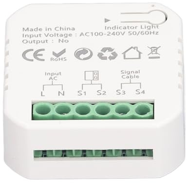 Haofy Ouvre-Porte de Garage Intelligent à Distance, Fonction D'automatisation, Fonction de Compte à Rebours, Kit de Porte de Garage pour, Commande Vocale 100-240 V, Télécommande APP pour de,