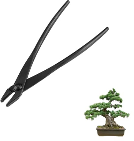 Dewin Bonsai Jinzange,Bonsai Zange Mangan Stahllegierung, Bonsai Draht Zange Drahtzange mit Rundem Ende für Sicheres Gebrauch Gartenarbeit Werkzeug