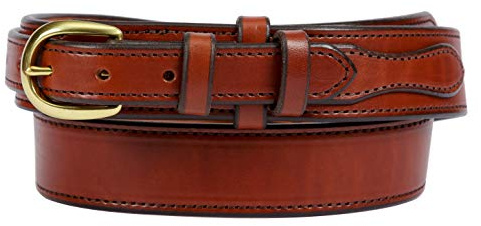 Forest Hill, Ranger Gun Belt, Heavy Duty, 1-1/2 Solid Leather, Amish Made, by Hand in Lancaster, PA … (36, Brown)