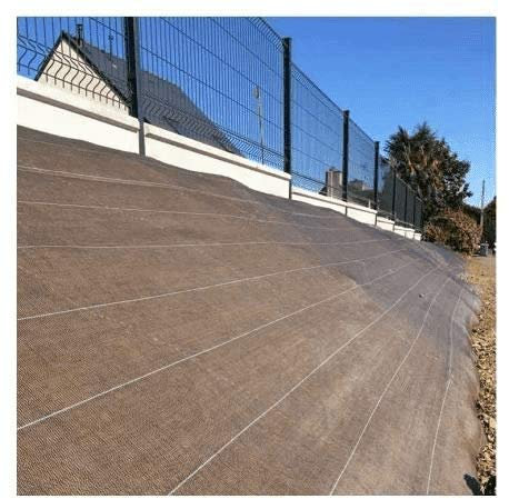 Vente au mètre/Largeur 5,15m Toile Bache de paillage Marron tissée Anti-Mauvaises Herbes 130g/m2
