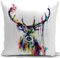 HUASHUZI Kissenbezug Hirsch 40 x 40 cm Kissen deko Jagd jäger Geschenke für sofakissen kissenbezüge dekokissen Deer Stag couchkissen kissenhülle Sofa Schlafzimmer Wohnzimmer Zimmer zierkissen