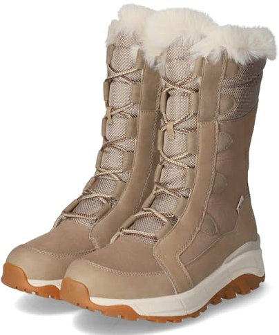 Rieker Damen Klassische Stiefeletten W0070, Frauen Stiefeletten, lose Einlage, wasserabweisend, riekerTEX,Kurzstiefel,beige (64),39 EU / 6 UK