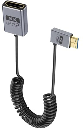 SHOOYIO Efficiente cavo miniaturizzato video 8K per fotocamere e tablet vari dispositivi che collegano laptop a TV e monitor adattatore videocamera