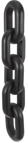 Healeved Decorazione a Catena in Legno Nodi Artigianali Ornamento Rustico per Soggiorno e Camera da Letto Decorazione da Tavolo per Casa e Appartamento Stile Semplice Nero