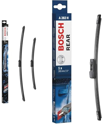 Wischblatt Satz Aerotwin A863S + Bosch A282H Rear Heckscheiben-Wischer