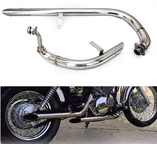 TARAZON Tubos del sistema de escape del silenciador para Yamaha V-Star XV 250 Virago 1988-2023