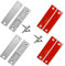 Magnete für Schranktüren, Türmagnet Magnet Selbstklebend, Ultra Dünn Türmagnete, Magnetschnäpper Stark Türschließer Doppelt Magnete, 2 Stück