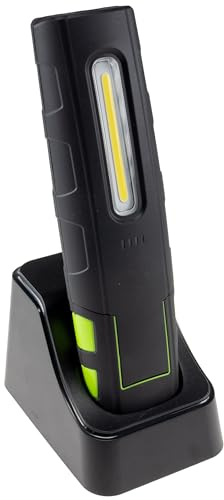 ChiliTec LED Stableuchte Akku wiederaufladbar IP67 10Watt 880Lumen Arbeitsleuchte FlexiLED 880 mit Ladestation flexibler Magnetfuß 4500k Weiß