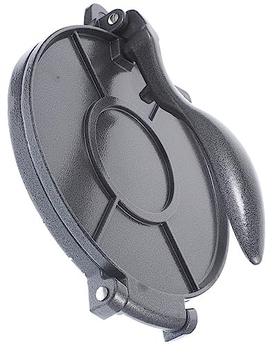 NOLITOY prensa de soporte de taco Fabricante Horneando Tortita Horno prensa tortillas prensa para tortillas tortillero herramienta de prensa de cocina Molde para tacos aluminio Black