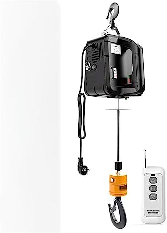 Grúa de cabrestante eléctrica, grúa portátil de 500 kg para automóviles, mejoras en el hogar, manipulación de Carga, Taller de producción, elevación de Garaje