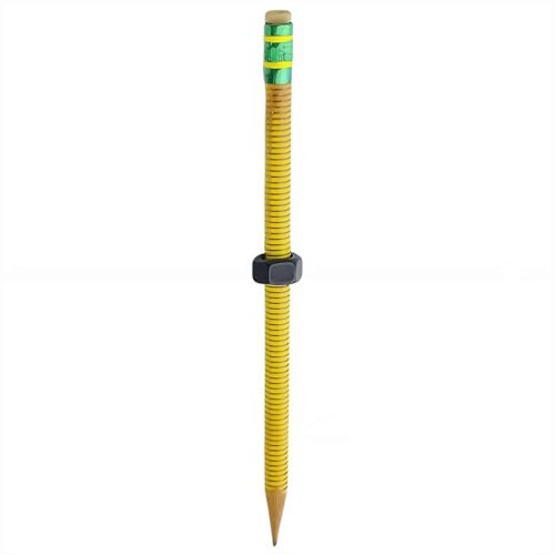 Yiokii Penna a decompressione per dadi, matita filettata, strumento di scrittura portatile antistress, torsione e scrittura, matite in legno ponderate per concentrazione, ansia, antistress