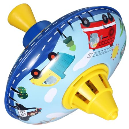 SUPVOX Juguete De Hierro Giratorio para Niños, Clásico Educativo, Tamaño Pequeño, Color Brillante, Divertido y Creativo para Desarrollo Cognitivo, Adecuado para Juego Infantil y Aprendizaje, 1 Unidad