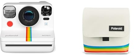 Polaroid Now+ Gen 2 Instant & 6057 - Bolsa per fotocamera Polaroid Now - Bianco