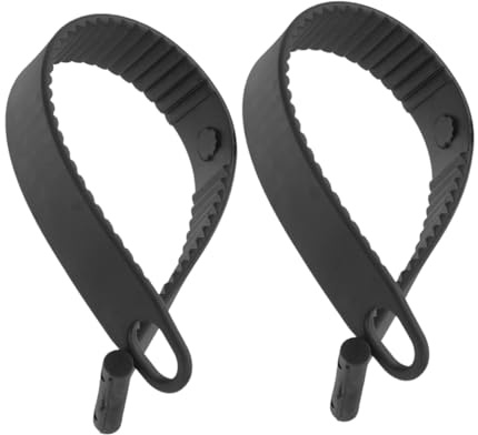 HOODANCOS 2Piezas Correas de Sujeción para Bicicleta de Exterior de Ajustables y Resistentes Cinturones de Goma para Transporte de Bicicletas Instalación y
