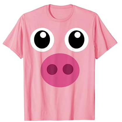Schweinchen Ferkel Schwein Kostüm Halloween T-Shirt